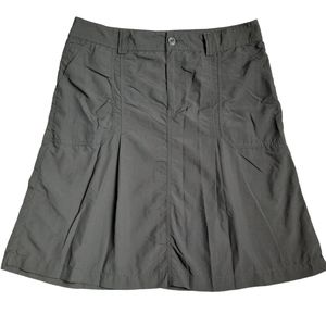 Eddie Bauer Sport Active Fit Gray Nylon Skirt SZ M
